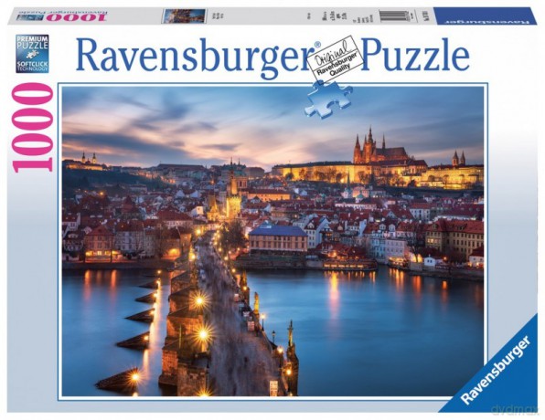 RAVENSBURGER 1000 el. Praga nocą [PUZZLE]