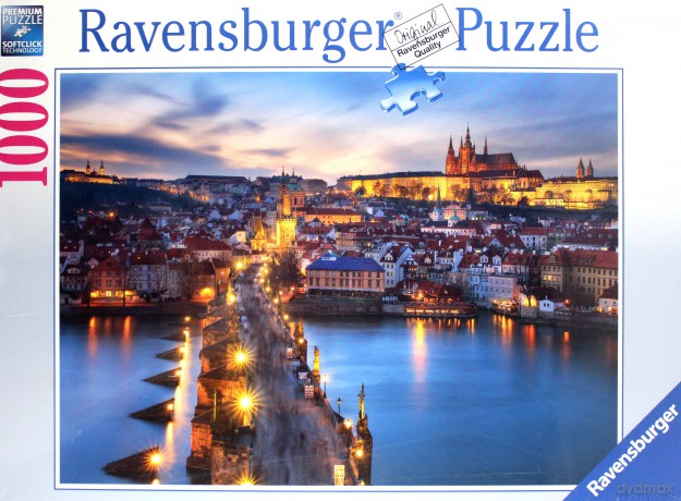 RAVENSBURGER 1000 el. Praga nocą [PUZZLE]