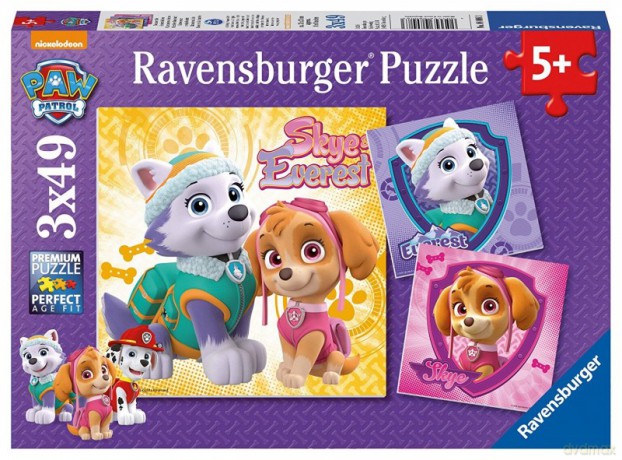 RAVENSBURGER 3 x 49 el. Psi Patrol [PUZZLE]