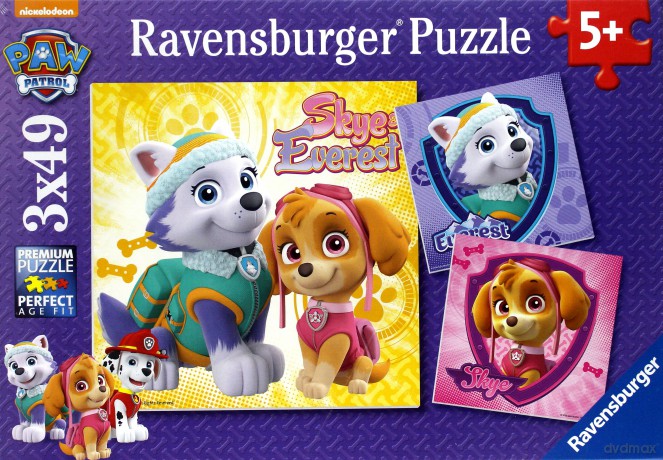 RAVENSBURGER 3 x 49 el. Psi Patrol [PUZZLE]