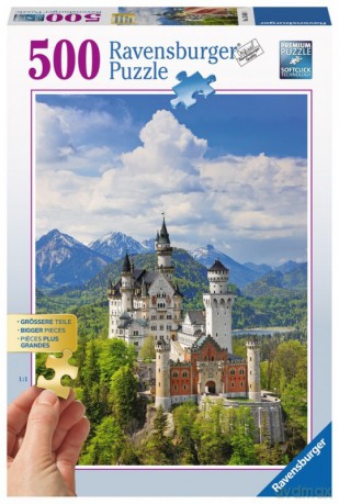 RAVENSBURGER 500 el. Bajeczny Zamek Neuschwastein [PUZZLE]