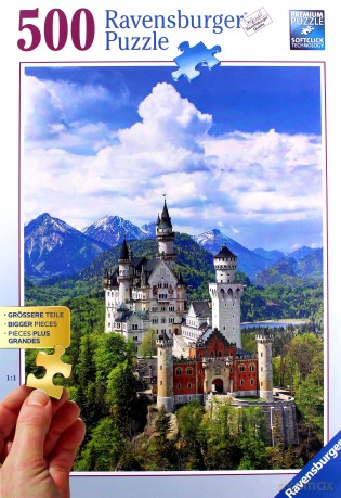 RAVENSBURGER 500 el. Bajeczny Zamek Neuschwastein [PUZZLE]