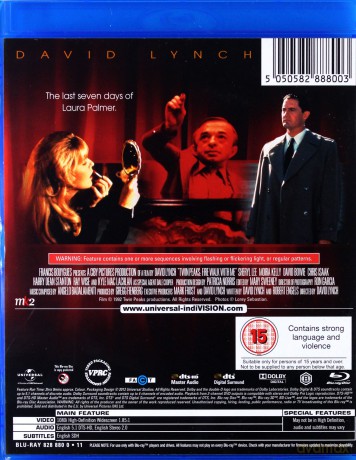 Twin Peaks: Fire Walk With Me [Blu-Ray]