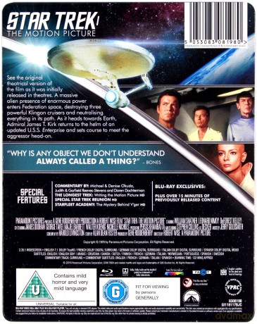Star Trek (Limited Edition 50th Anniversary steelbook) [Blu-Ray]