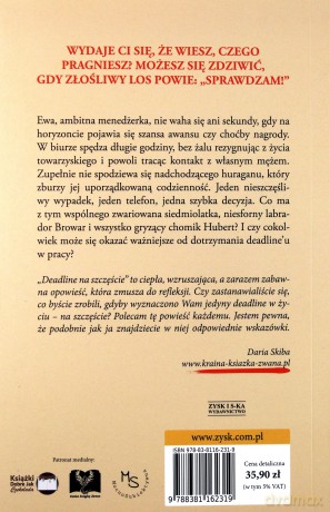 Deadline na szczęście - Anna Tabak [KSIĄŻKA]