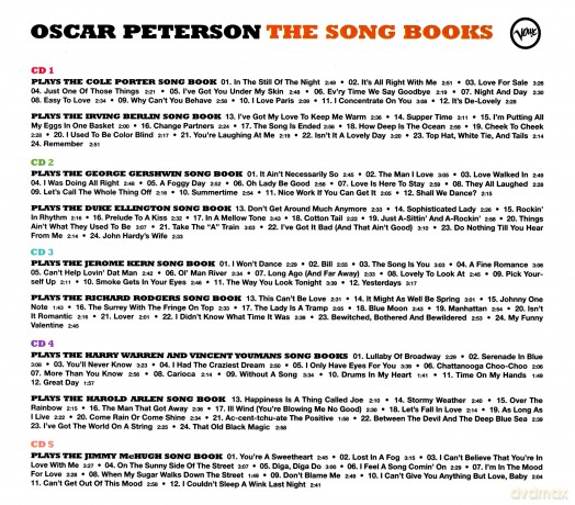 Oscar Peterson: The Song Books [5CD]