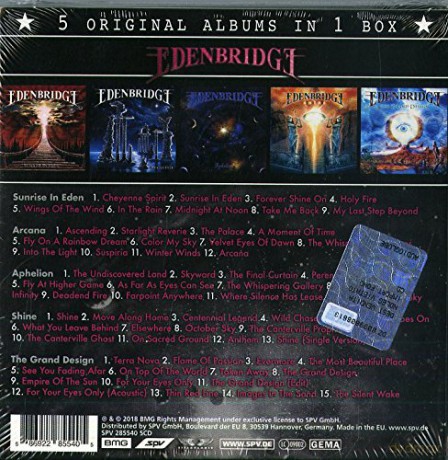 Edenbridge: 5 Original Albums [5CD]