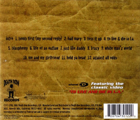 Makaveli: The 7 Day Theory (Explicit Version) [CD]
