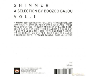 Shimmer A Selection By Boozoo Bajou vol. 1 (digipack) [CD]