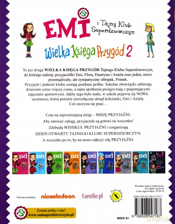 Wielka księga przygód 2. Ami i tajny klub superdziewczyn - Agnieszka Mielech [KSIĄŻKA]