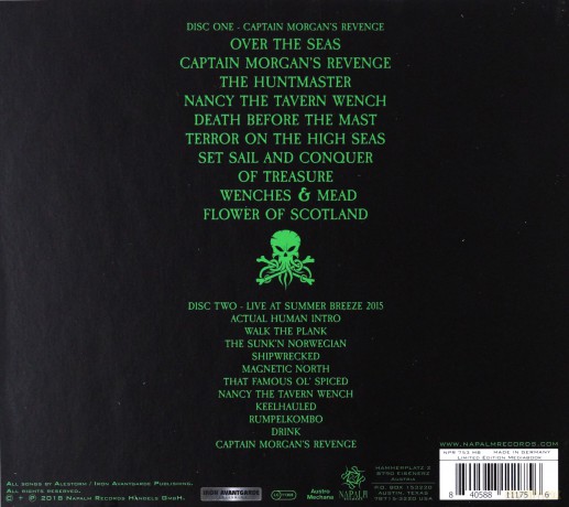 Alestorm: Captain Morgan`s Revenge (10th Anniversary Edition) (digipack) [2CD]