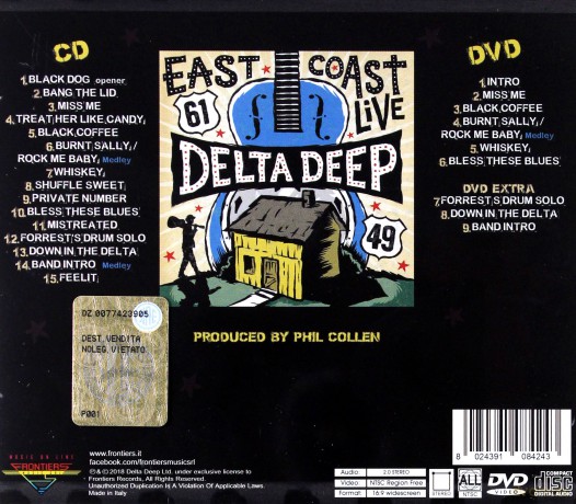 Delta Deep: East Coast Live [CD]+[DVD]