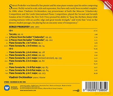 Vladimir Ovchinikov: Prokofiev: The 9 Piano Sonatas, Toccata [3CD]