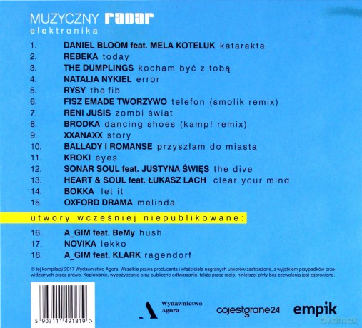 Muzyczny radar: Elektronika [CD]
