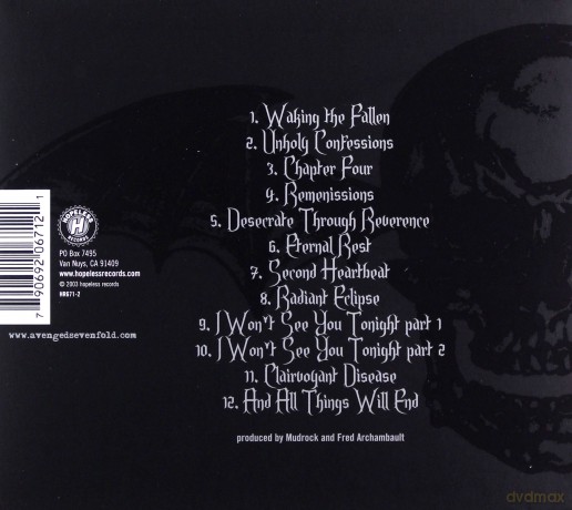 Avenged Sevenfold: Waking The Fallen [CD]