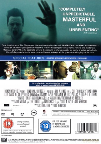 A Cure For Wellness [DVD]
