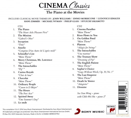 See Siang Wong: Cinema Classics: The Piano At The Movies [2CD]