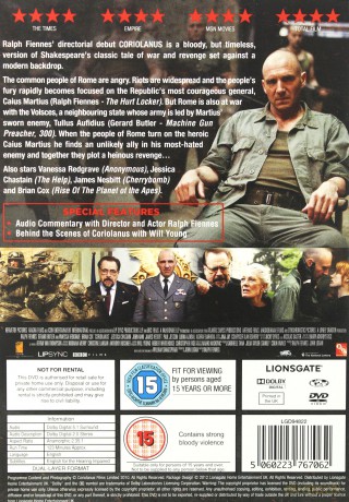 Coriolanus [DVD]