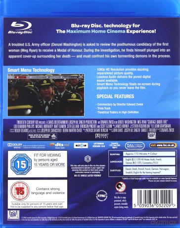 Courage Under Fire [Blu-Ray]
