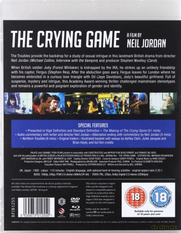 Crying Game [Blu-Ray]+[DVD]