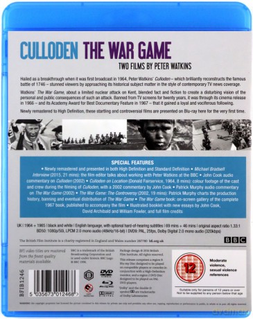 Culloden + The War Game [Blu-Ray]+[DVD]