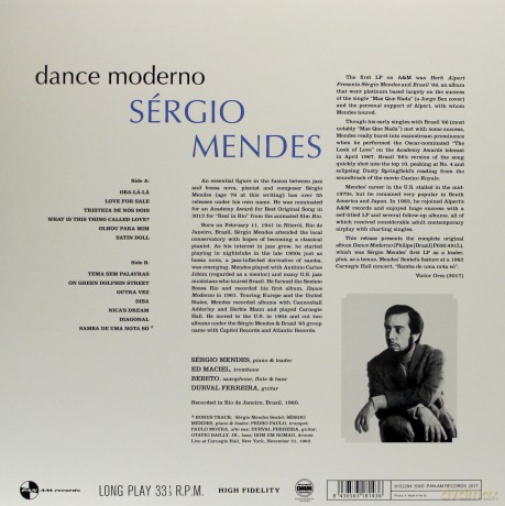 Sergio Mendes: Dance Moderno + 1 Bonus Track [Winyl]