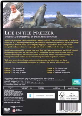 David Attenborough Life In The Freezer [DVD]