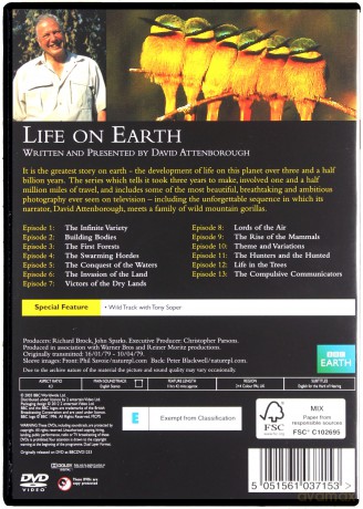 David Attenborough Life On Earth [4DVD]