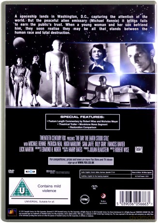 Day The Earth Stood Still (Dzień, w którym zatrzymała się Ziemia) [DVD]