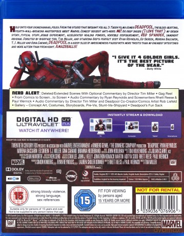 Deadpool [Blu-Ray]