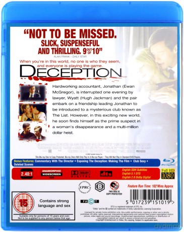 Deception [Blu-Ray]