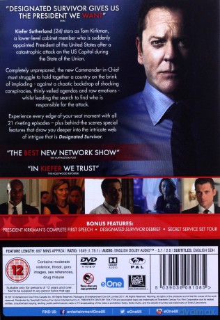Designated Survivor Season 1 [6DVD]