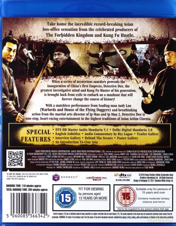 Detective Dee Mystery Of The Phantom Flame [Blu-Ray]