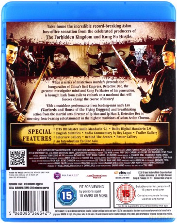Detective Dee Mystery Of The Phantom Flame [Blu-Ray]