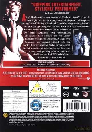Dial M For Murder (M jak morderstwo) [DVD]