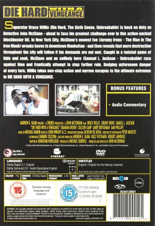 Die Hard 3 (Szklana pułapka 3) [DVD]