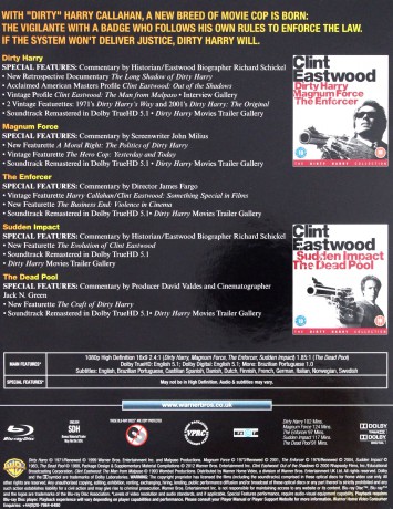 Dirty Harry Collection (Brudny Harry / Siła magnum / Egzekutor / Nagłe zderzenie / Pula śmierci) [5xBlu-Ray]