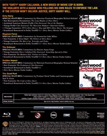 Dirty Harry Collection (Brudny Harry / Siła magnum / Egzekutor / Nagłe zderzenie / Pula śmierci) [5xBlu-Ray]