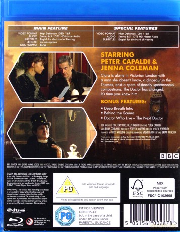 Doctor Who Deep Breath (BBC) [Blu-Ray]