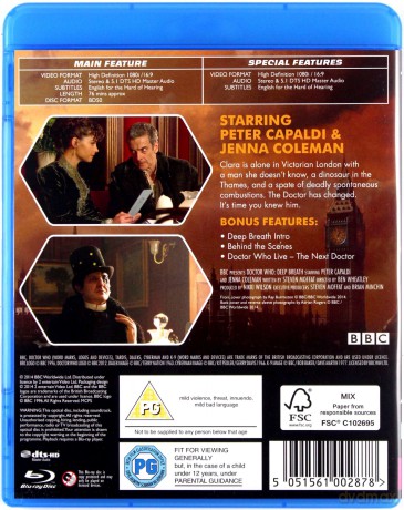 Doctor Who Deep Breath (BBC) [Blu-Ray]