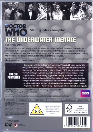 Doctor Who The Underwater Menace [DVD]