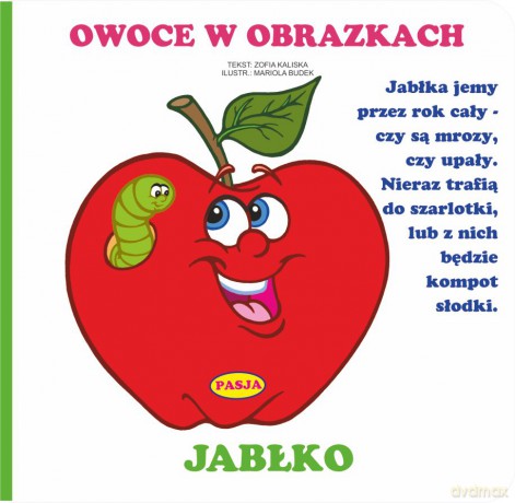 Owoce w obrazkach - Zofia Kaliska [KSIĄŻKA]