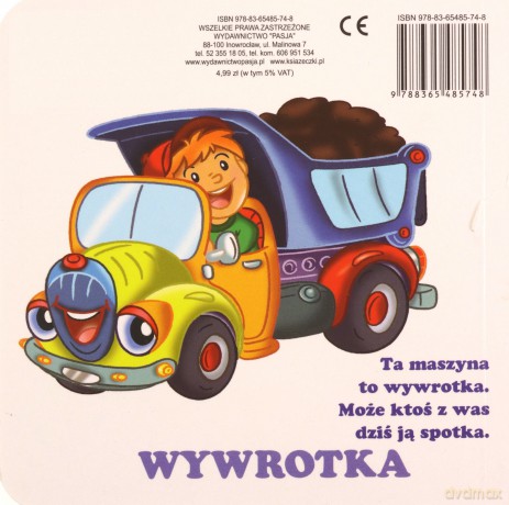 Samochody w obrazkach - Zofia Kaliska [KSIĄŻKA]