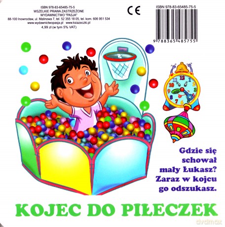 Zabawki w obrazkach Chłopcy - Zofia Kaliska [KSIĄŻKA]
