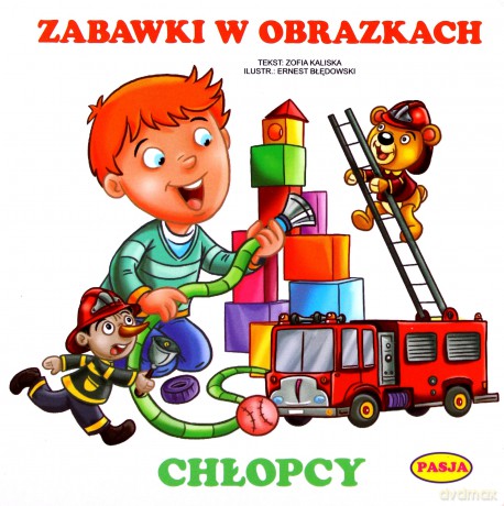 Zabawki w obrazkach Chłopcy - Zofia Kaliska [KSIĄŻKA]