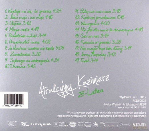 Atrakcyjny Kazimierz: 25-Latka [CD]
