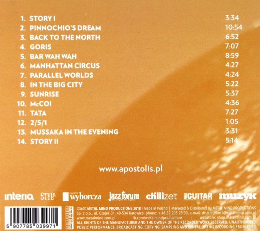 Apostolis Anthimos: Parallel Worlds (digipack) [CD]