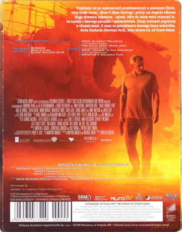 Blade Runner 2049 + soundtrack (steelbook) [Blu-Ray]+[2CD]