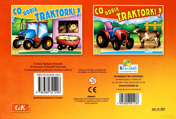 (301) Co robią traktorki? [KSIĄŻKA]