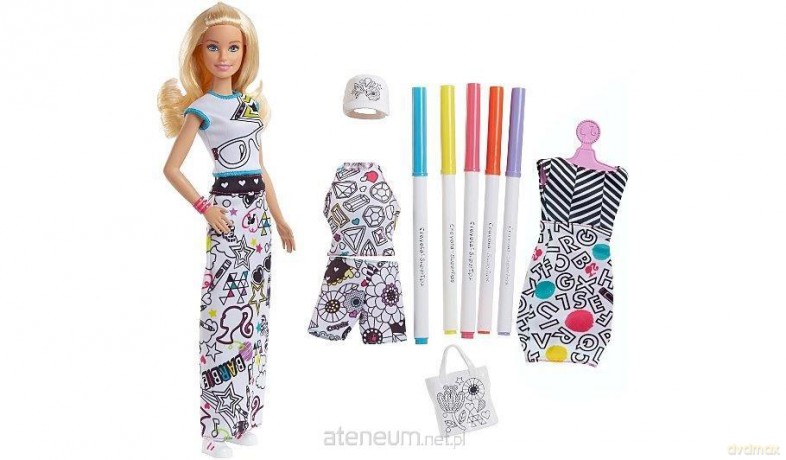 Barbie Crayola Kolorowa Moda